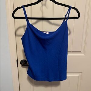 Blue alter’d state cami top